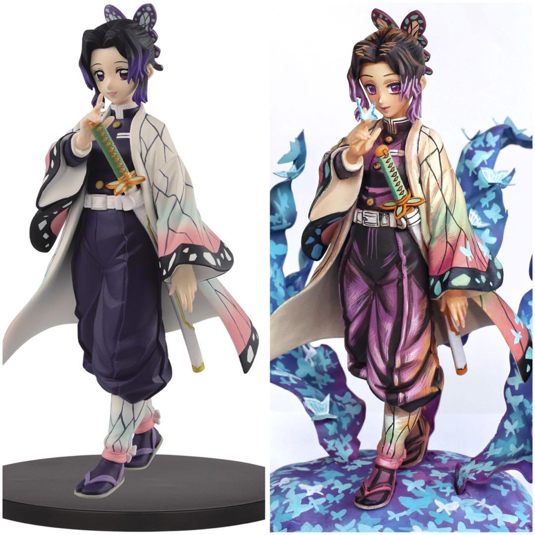 鬼滅の刃 胡蝶しのぶ 絆ノ装 リペイント2次元彩色 改造　完成品 フィギュア