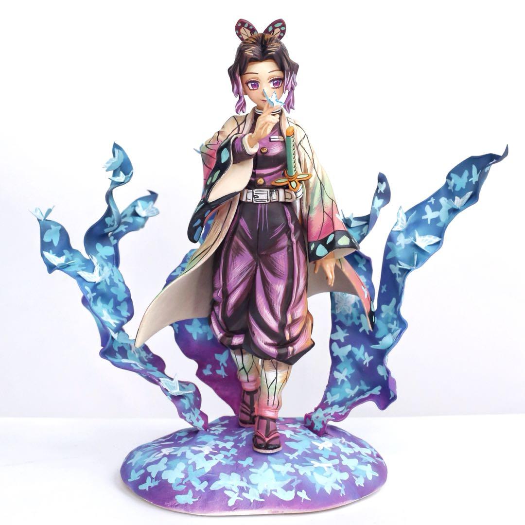 鬼滅の刃 胡蝶しのぶ 絆ノ装 リペイント2次元彩色 改造　完成品 フィギュア