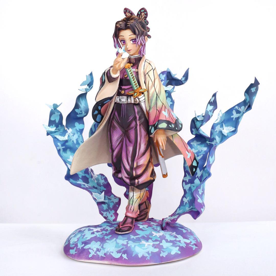 鬼滅の刃 胡蝶しのぶ 絆ノ装 リペイント2次元彩色 改造　完成品 フィギュア