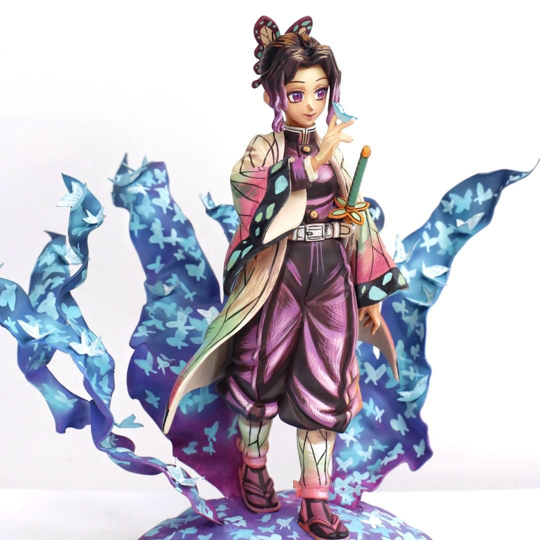 鬼滅の刃 胡蝶しのぶ 絆ノ装 リペイント2次元彩色 改造　完成品 フィギュア