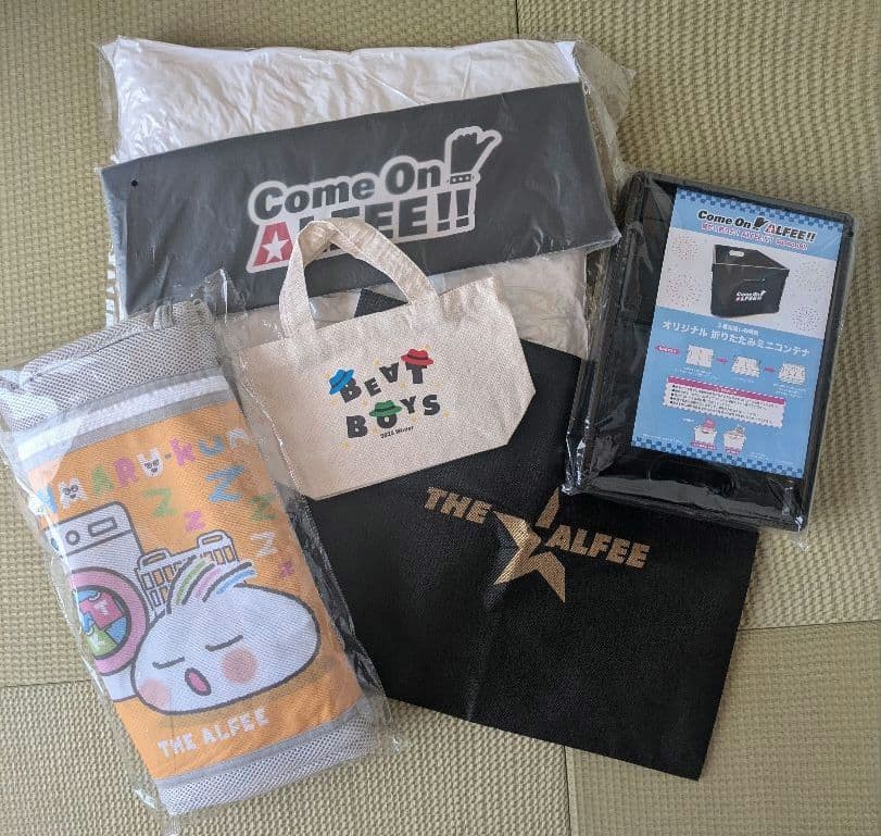 カモアル クッション.コンテナ.らんまるくん.ビートボーイズ.ALFEEバック