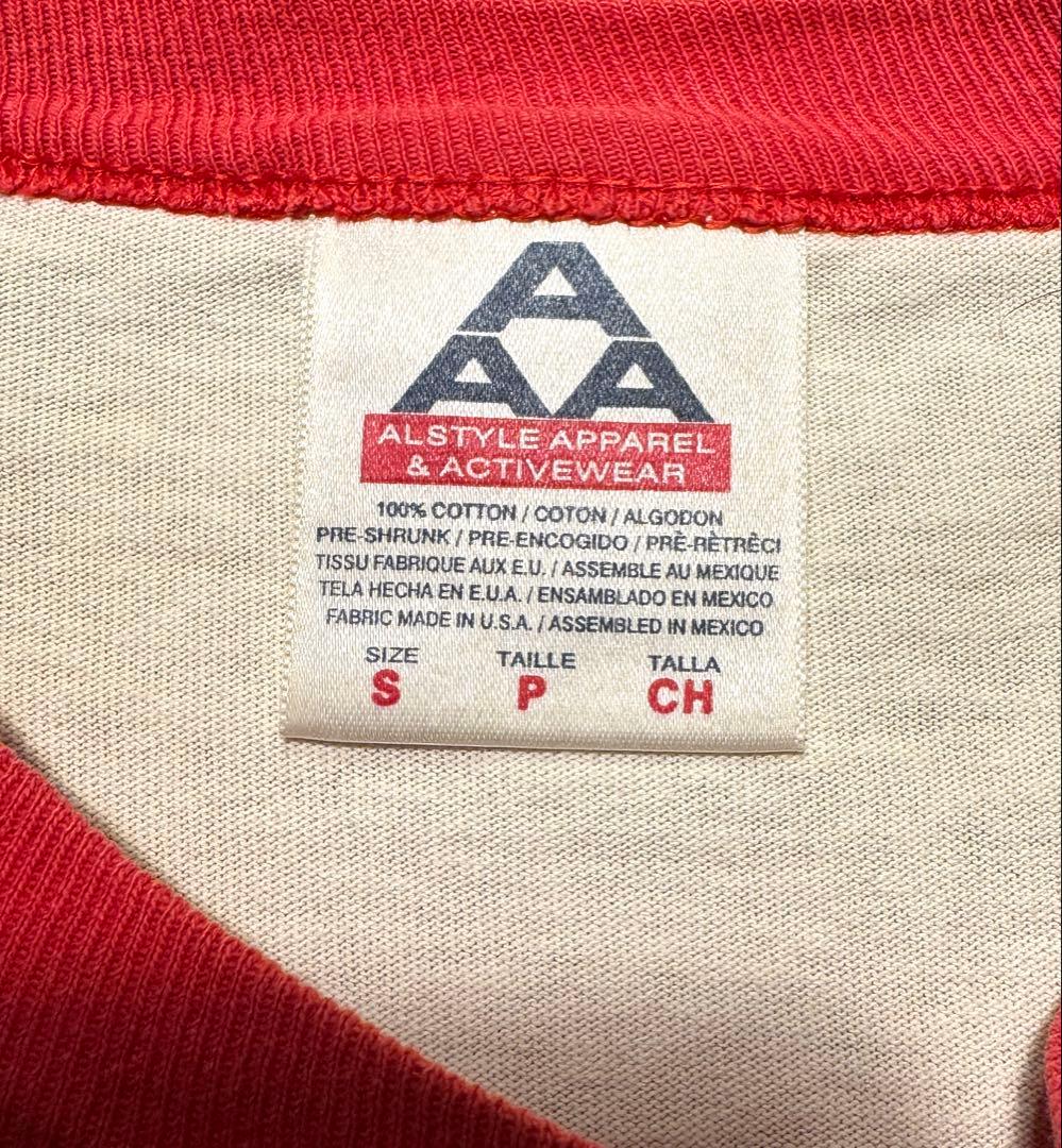 【値下げ】RAMONES ロックンロールレディオ リンガーTシャツ 古着