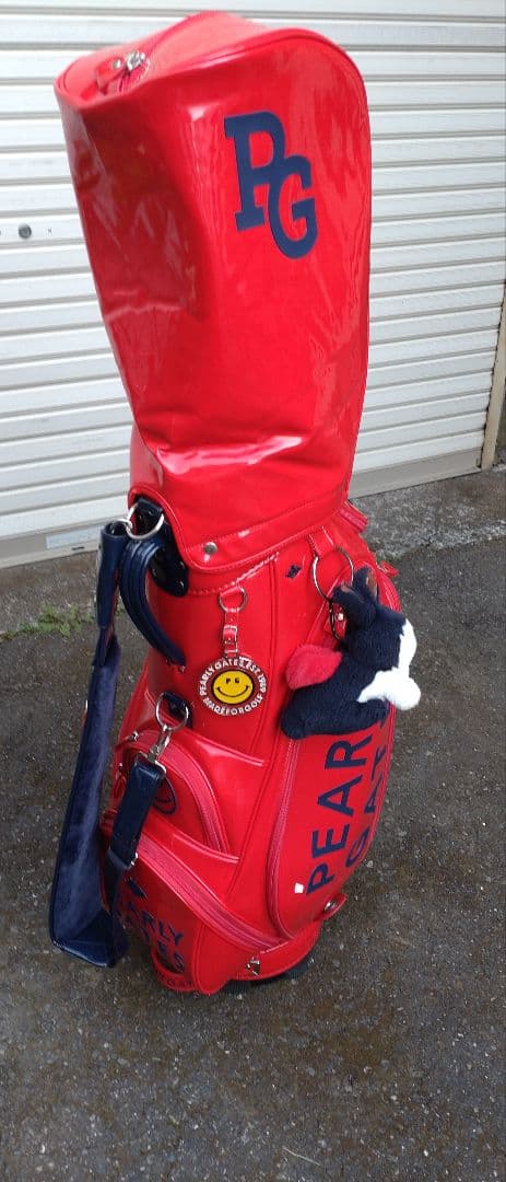 PEARLY GATES ゴルフバッグ 赤
