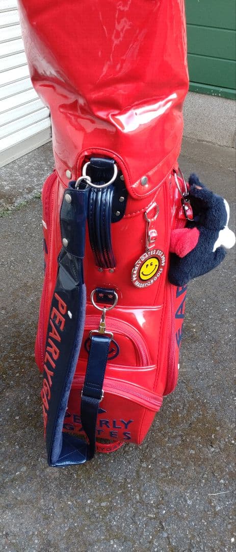PEARLY GATES ゴルフバッグ 赤