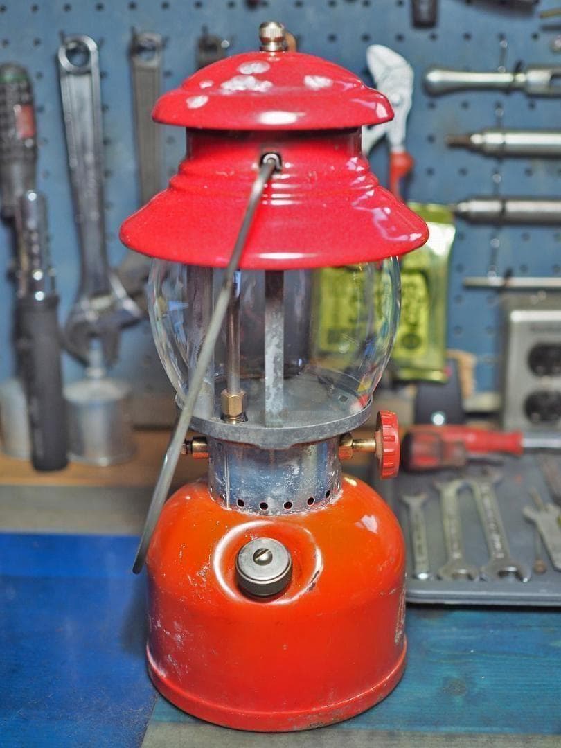 燃焼絶好調1955年6月 コールマン 200A ランタン イエローボーダーt47
