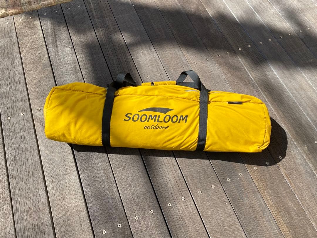 SOOMLOOM イエロー TCタープ + ポール2本