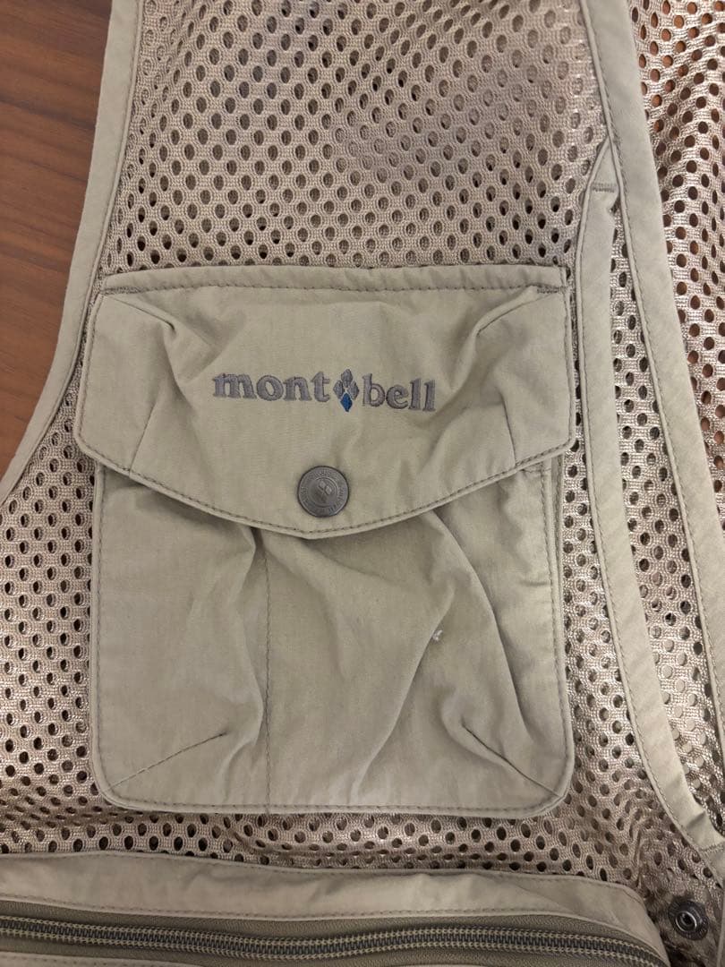 【新品】mont-bell フィッシングベスト M/L アウトドア