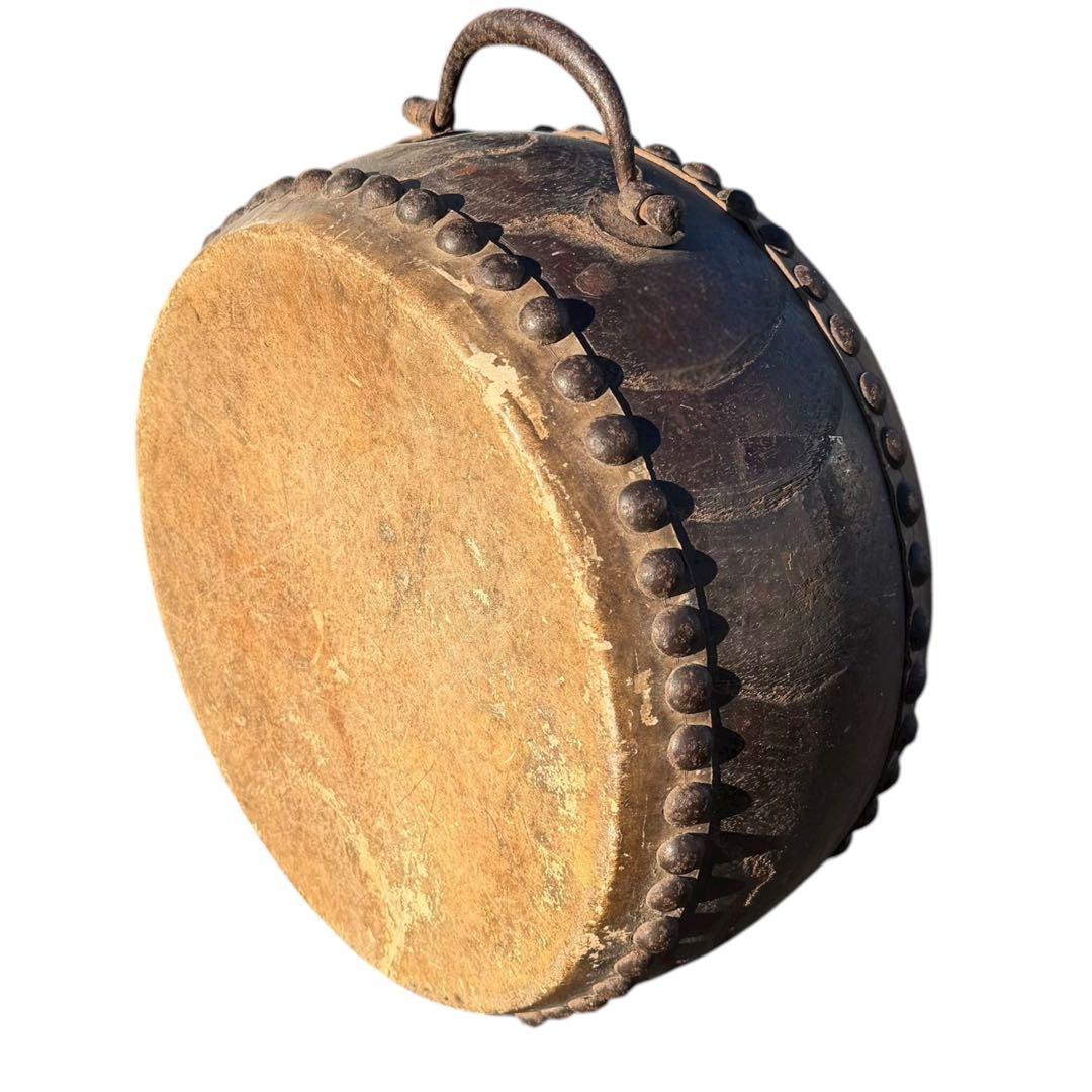 時代物 和太鼓 平太鼓 希少品 古民具 骨董 伝統楽器