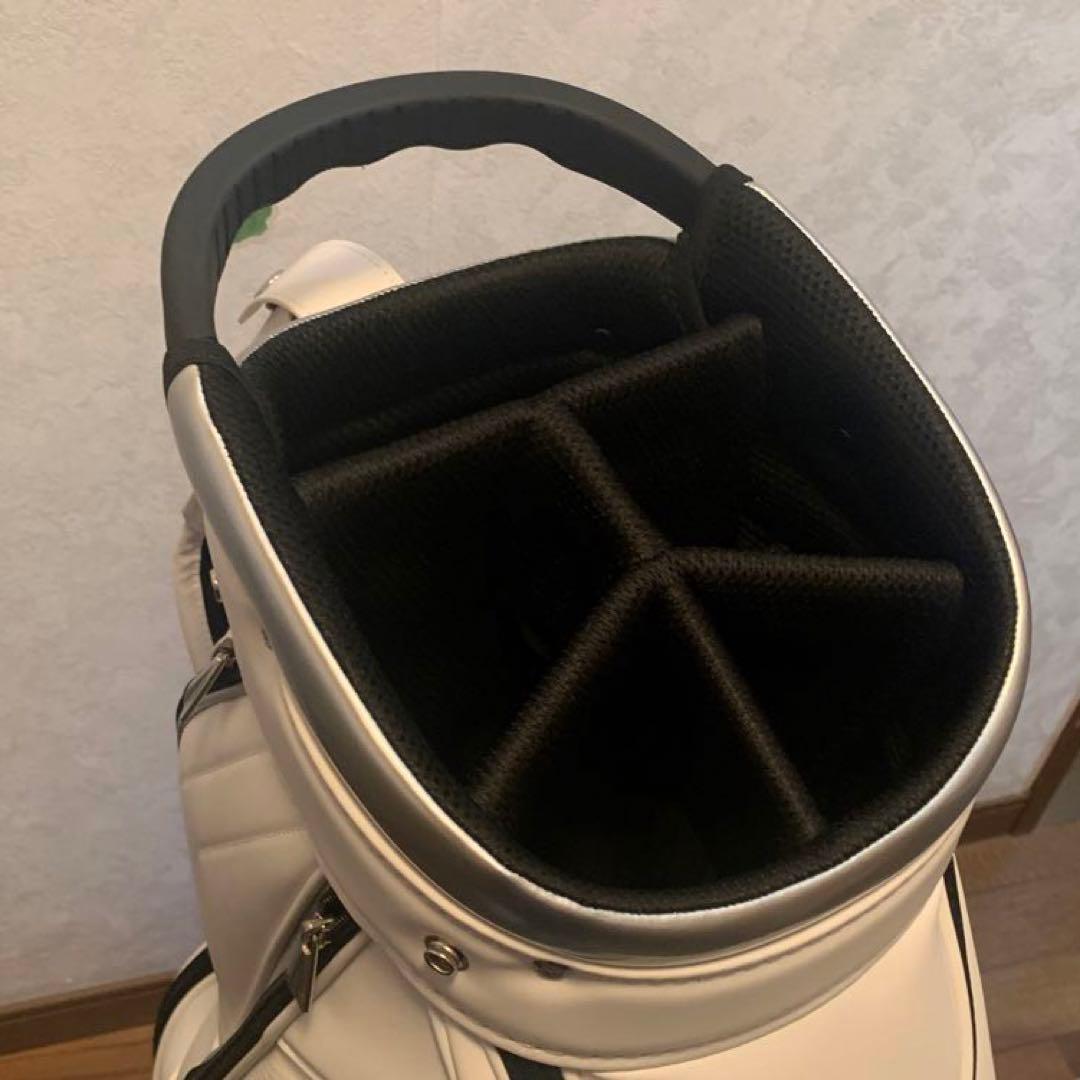 LEXUS ゴルフバッグ　キャディバッグ ホワイト　シルバー　1個