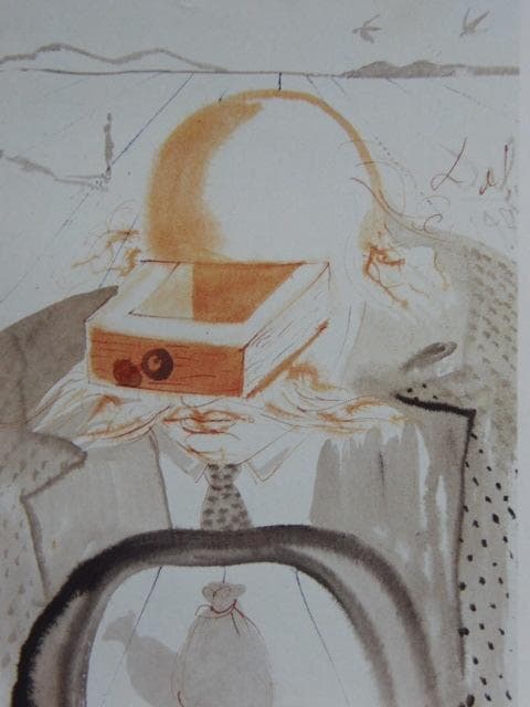 ダリ、Salvador Dali、巨匠、有名画家、LE BANQUIER