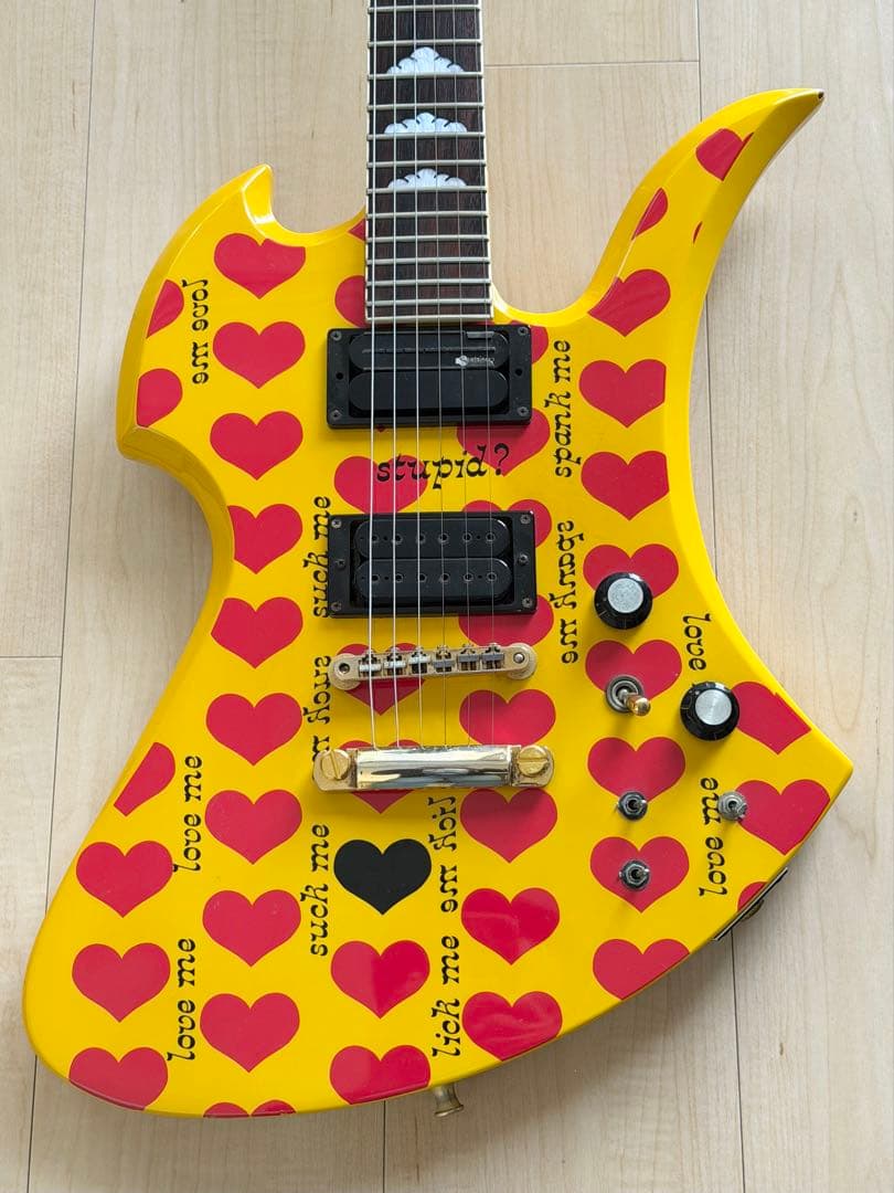 値下げ／Burny MG-145S／イエローハート／FERNANDES／HIDE