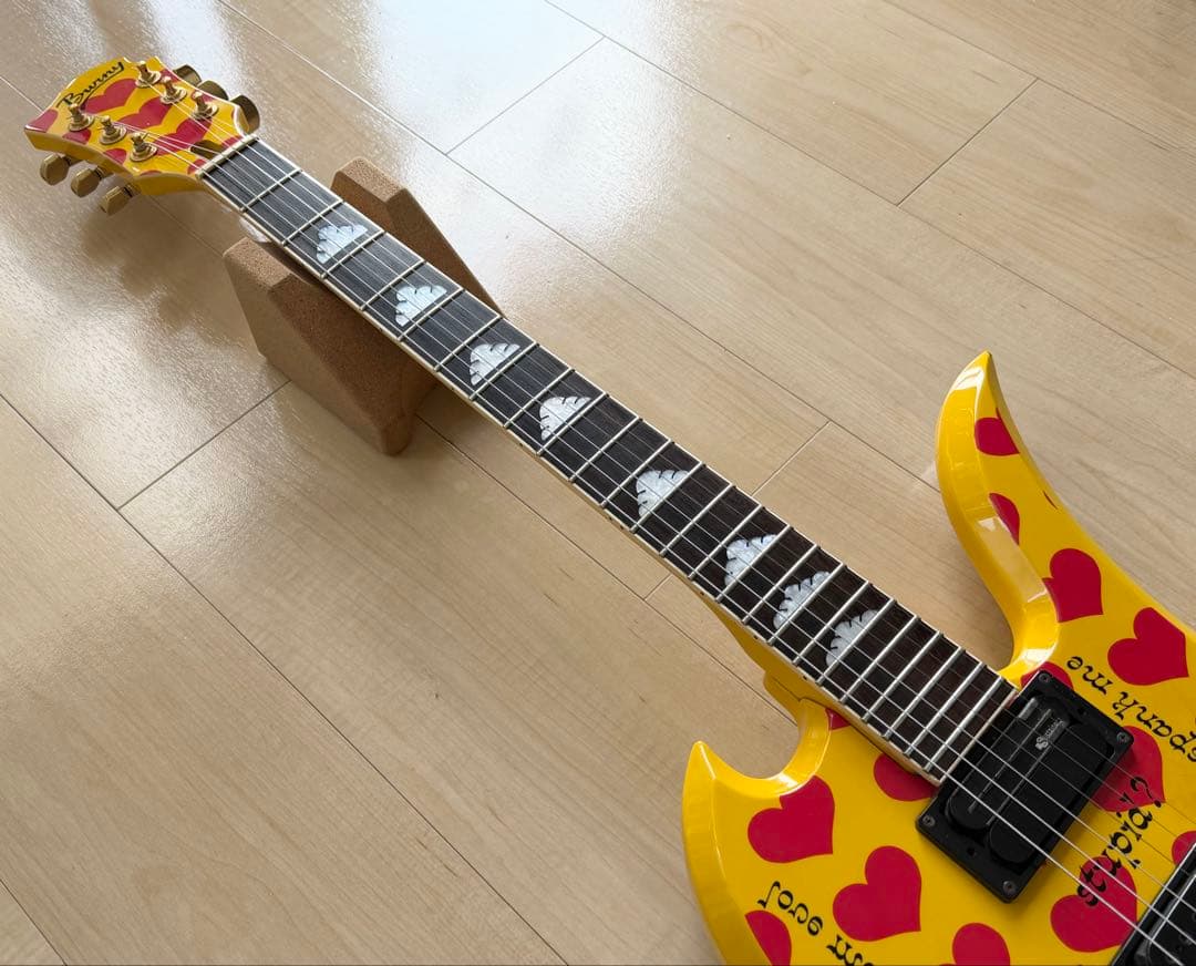 値下げ／Burny MG-145S／イエローハート／FERNANDES／HIDE