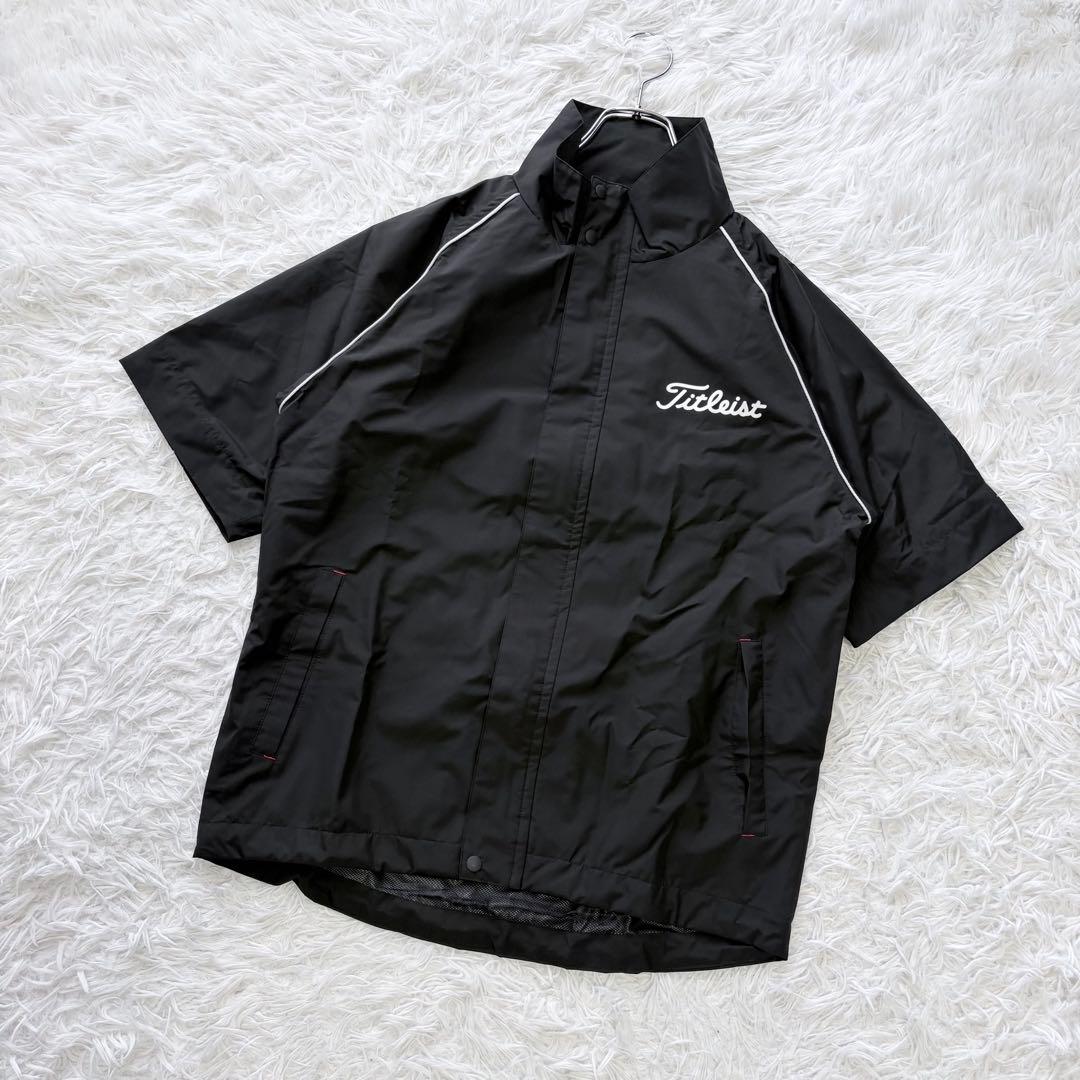 極美品✨Titleist タイトリスト レインウェア 上下セットアップ 黒 L