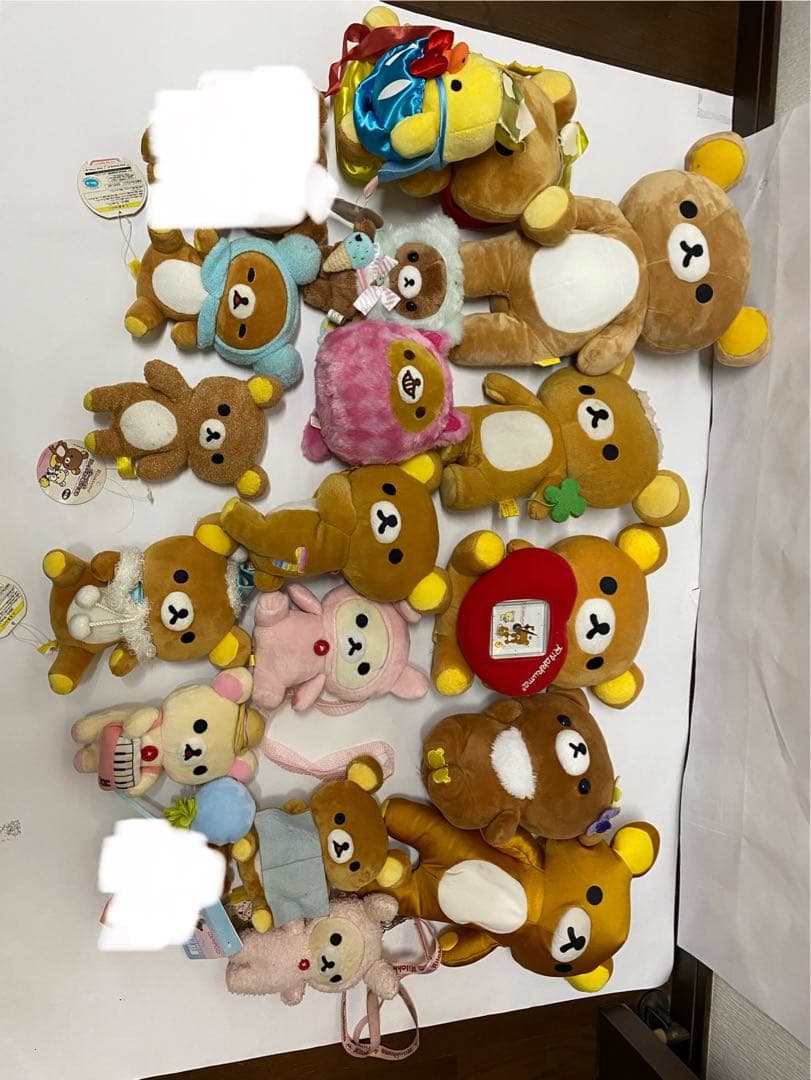 リラックマ ぬいぐるみセット時計