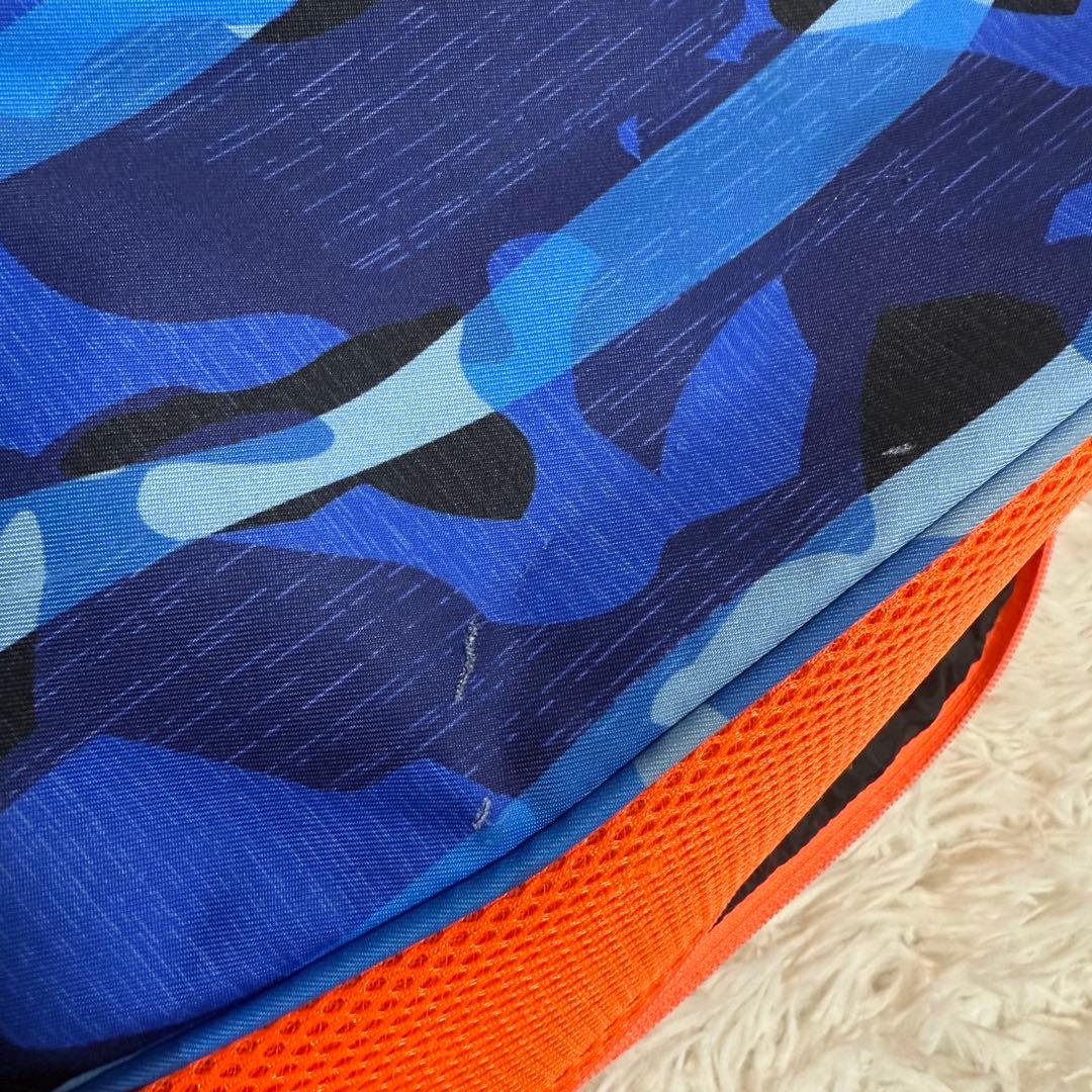 美品　リビエラ　スタンド式迷彩柄キャディバッグ　NAVY迷彩