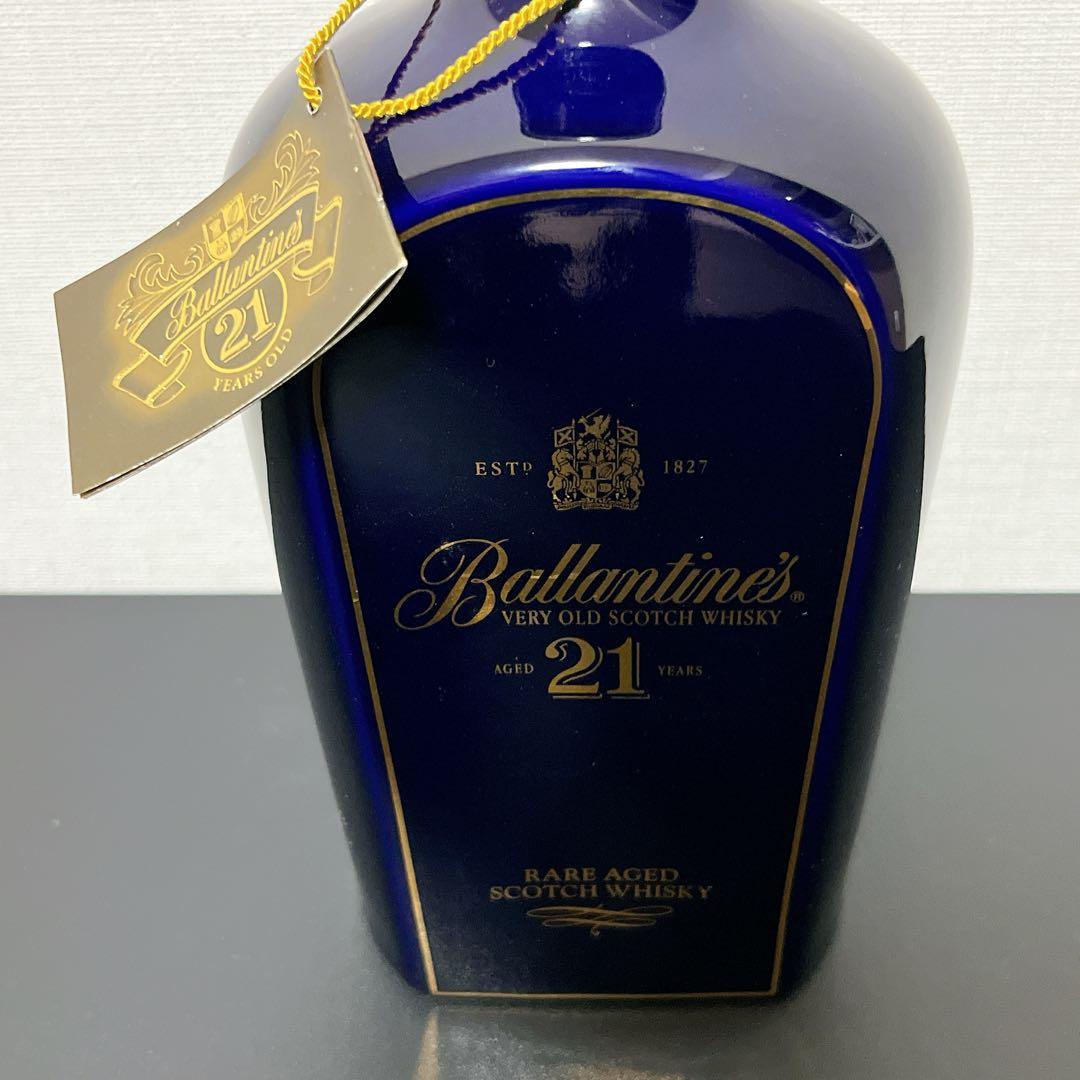 【未開封】バランタイン 21年 陶器 スコッチウイスキー