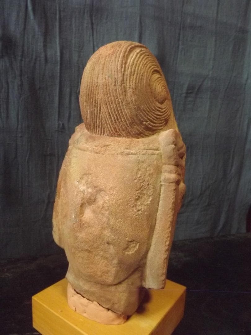 ガンダーラ石仏の仏頭　3から5世紀　発掘品　仏教美術