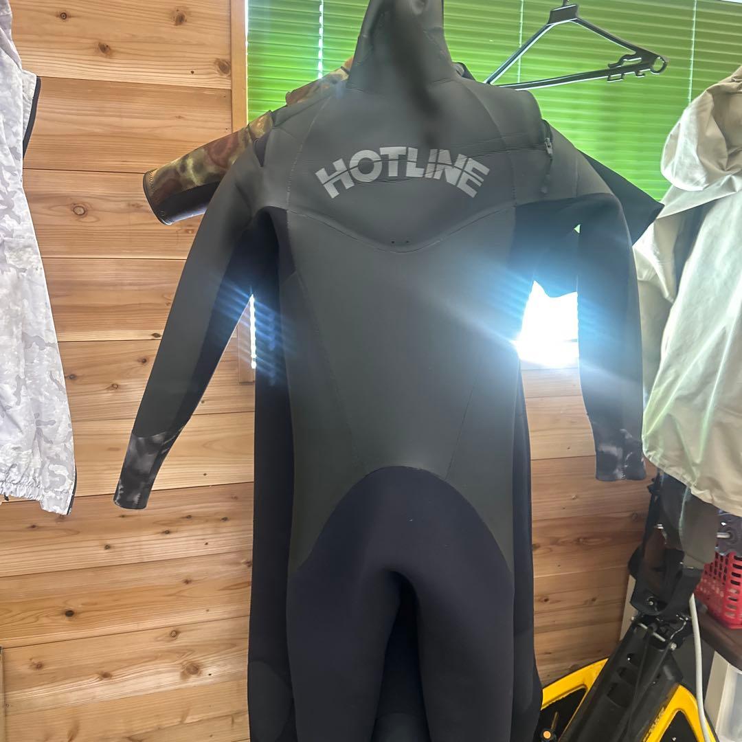 HOT LINE 赤 ネオプレン 長袖ロングジョンごちそう産専用