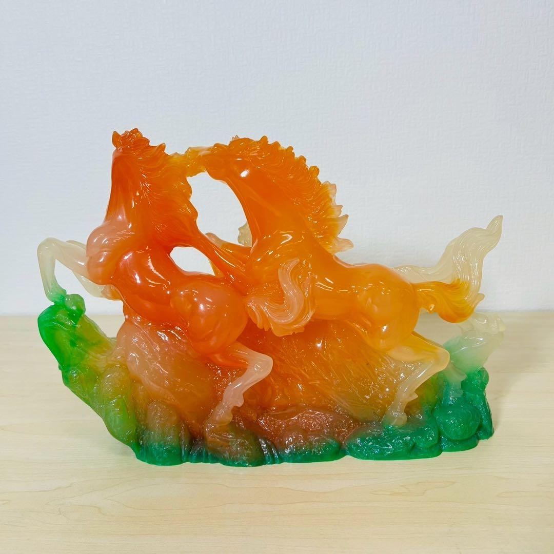 馬 ウマ 午 オブジェ 美術品 置物 縁起物 インテリア 飾り 彫刻 工芸品