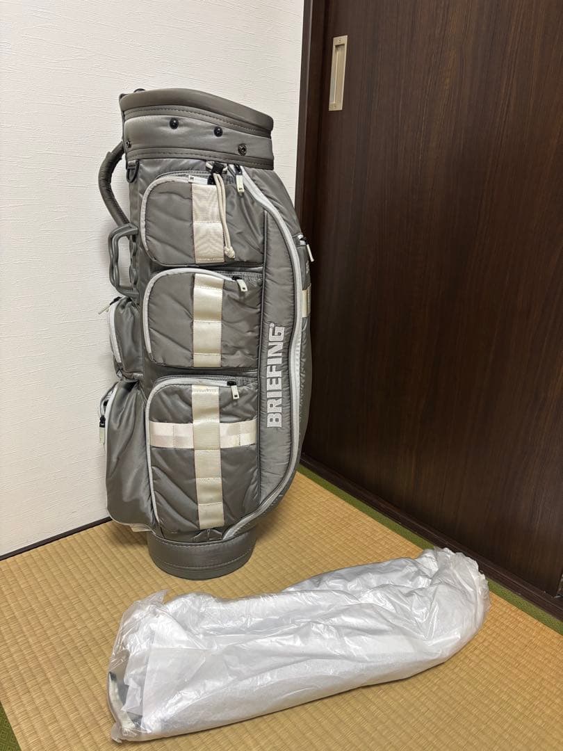 ブリーフィング　キャディバッグ　CR-06 #02 グレー　シルバー
