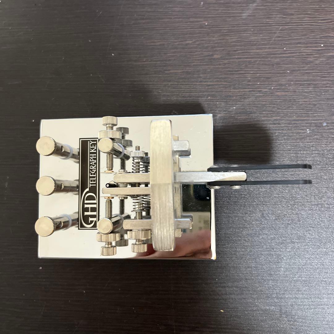 GHD 電信機 モールス信号送信装置 シルバー