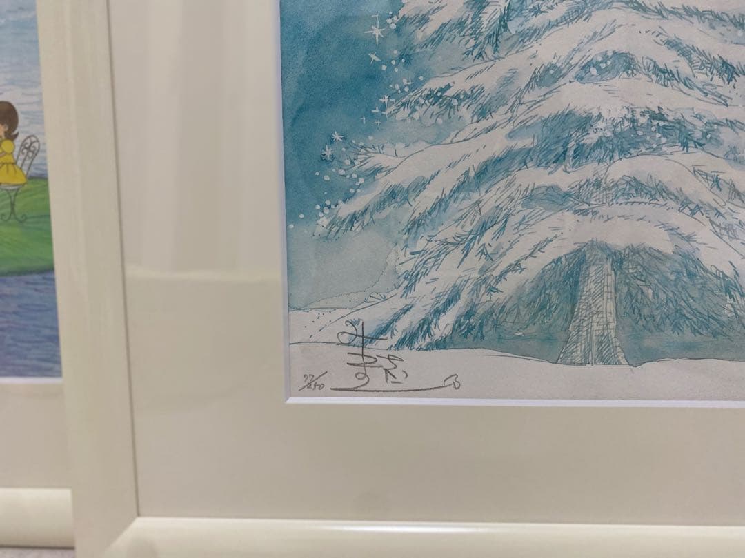 みつはしちかこ複製原画春夏秋冬4作品