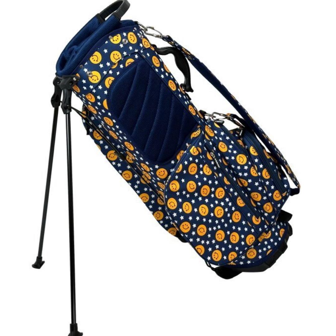 新品 AZROF スマイル柄　スタンドバッグ