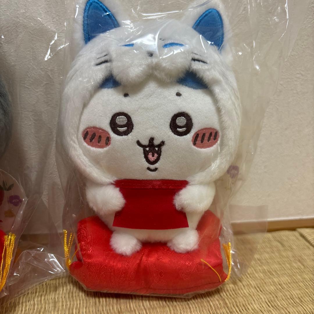 【新品未開封】伏見店限定 伏見稲荷なぬいぐるみ ちいかわ ハチワレ うさぎ