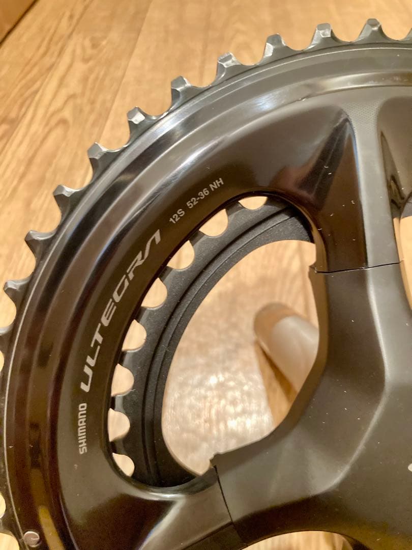 【美品】ULTEGRA fc-r8100（52/36）165mmショートクランク