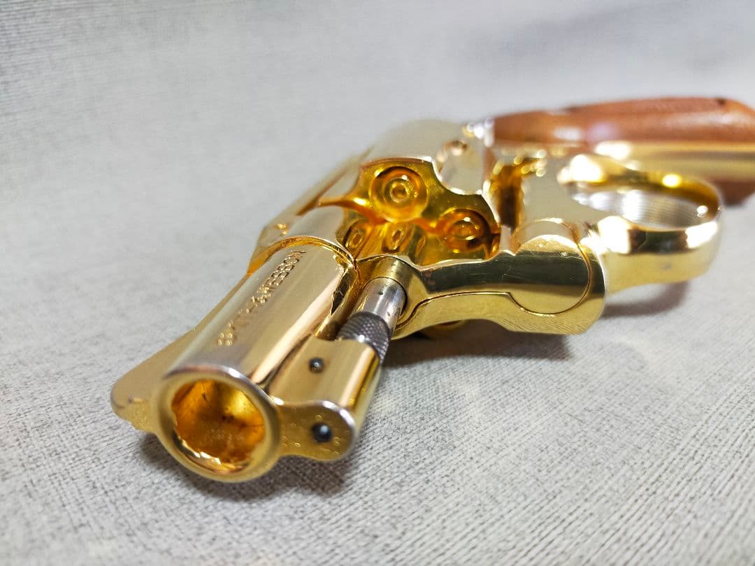 コクサイ S＆W M36 24k GOLDメッキ モデルガン