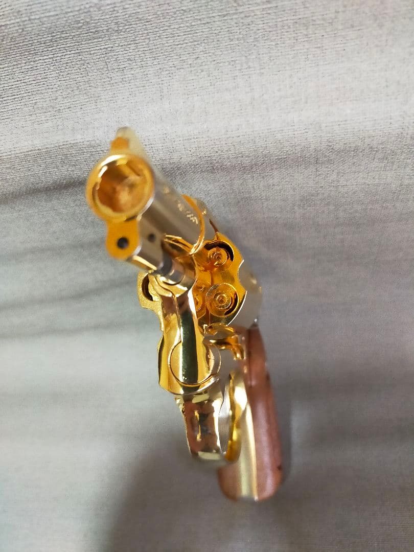 コクサイ S＆W M36 24k GOLDメッキ モデルガン