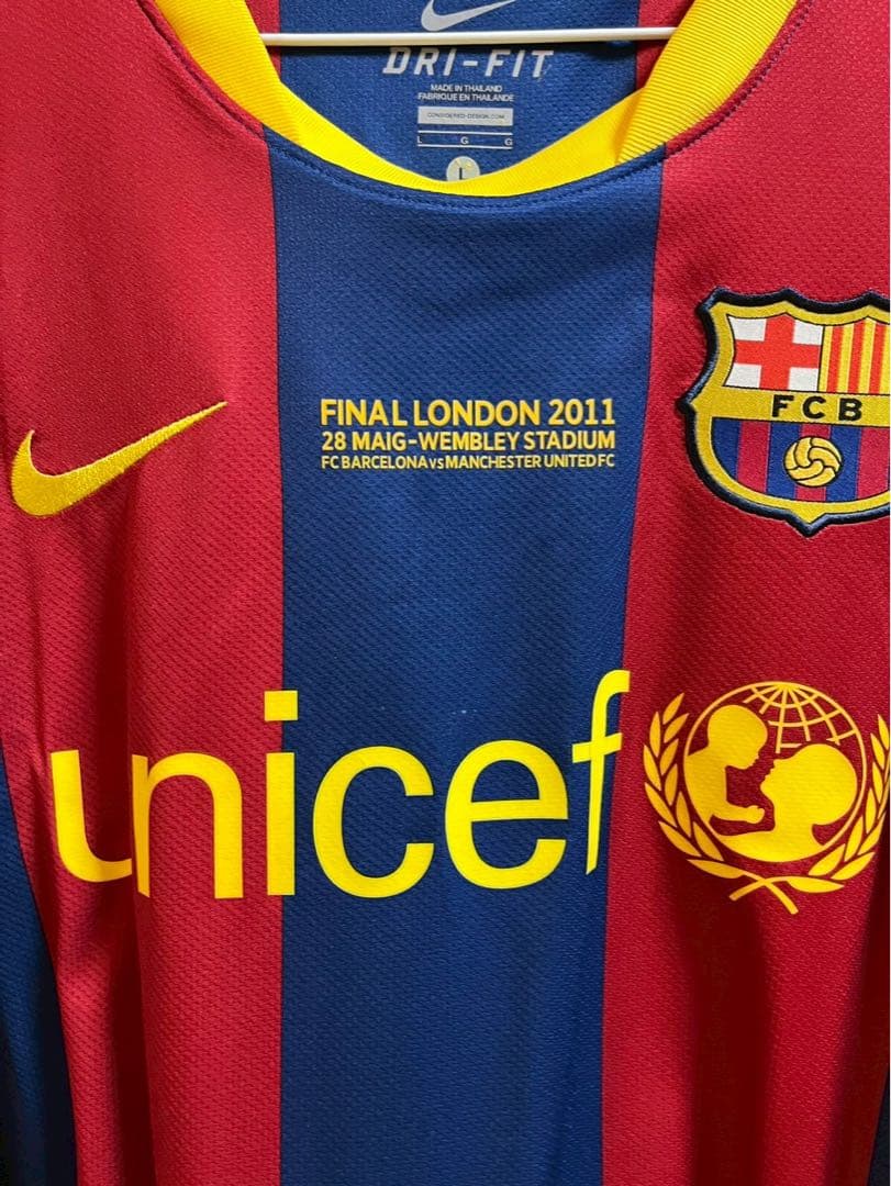 【正規品】バルセロナ10/11 メッシ　ユニフォーム　長袖