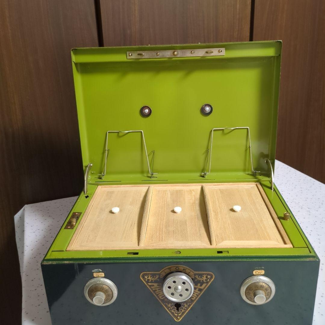 SALE　貴重　ITOKI　手提げ金庫　ベル付き　MADEIN　JAPAN