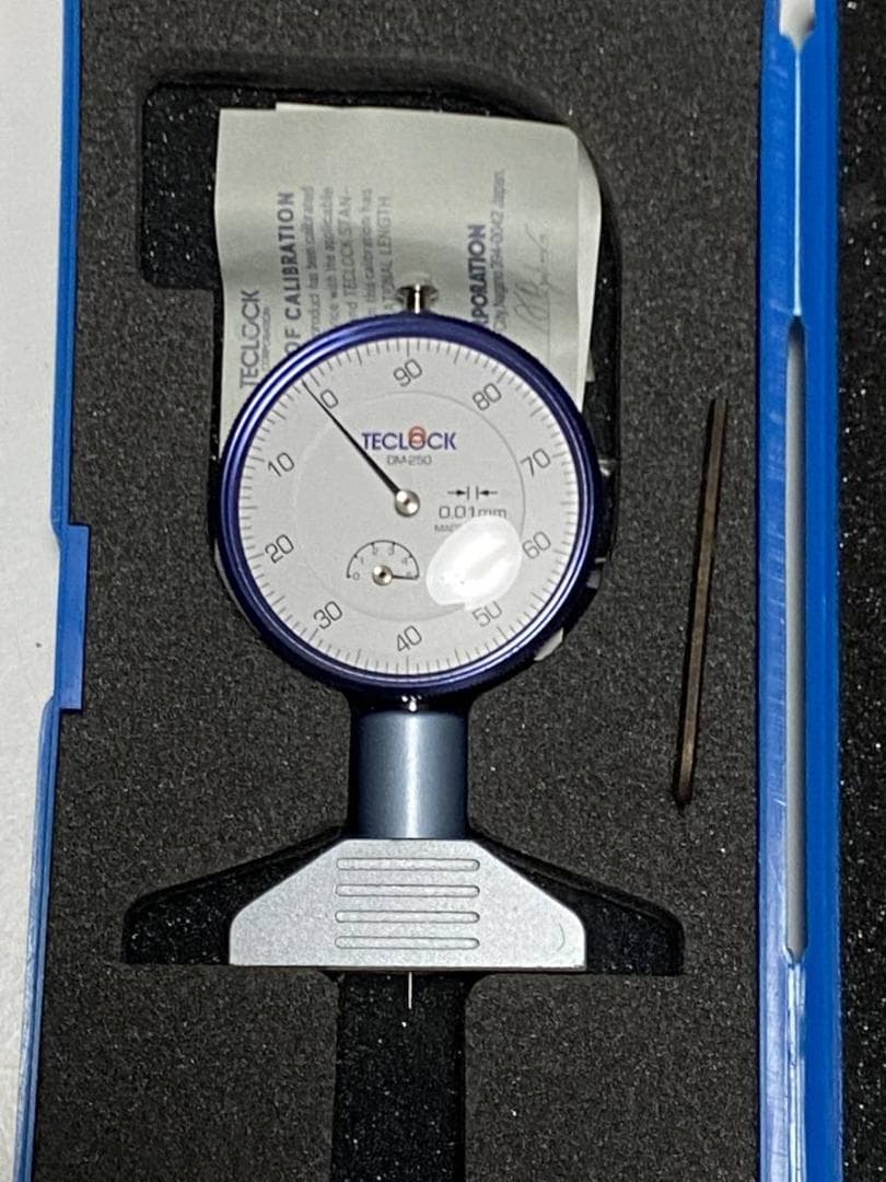 テクロックTECLOCK 精密機器 GRAD,0.01mm RANGE,5mm