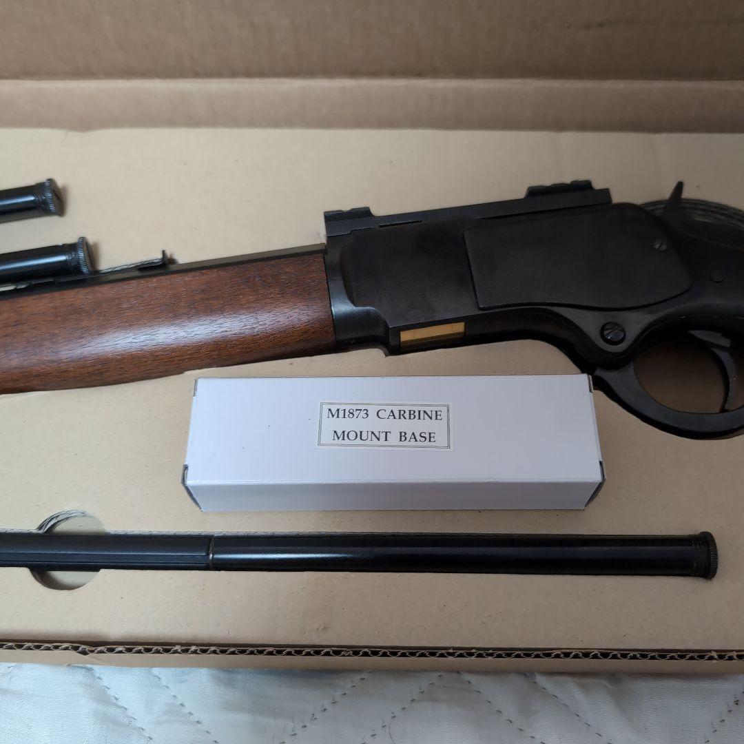KTW ウィンチェスターM1873ライフル黒染め レバー式 エアコッキング