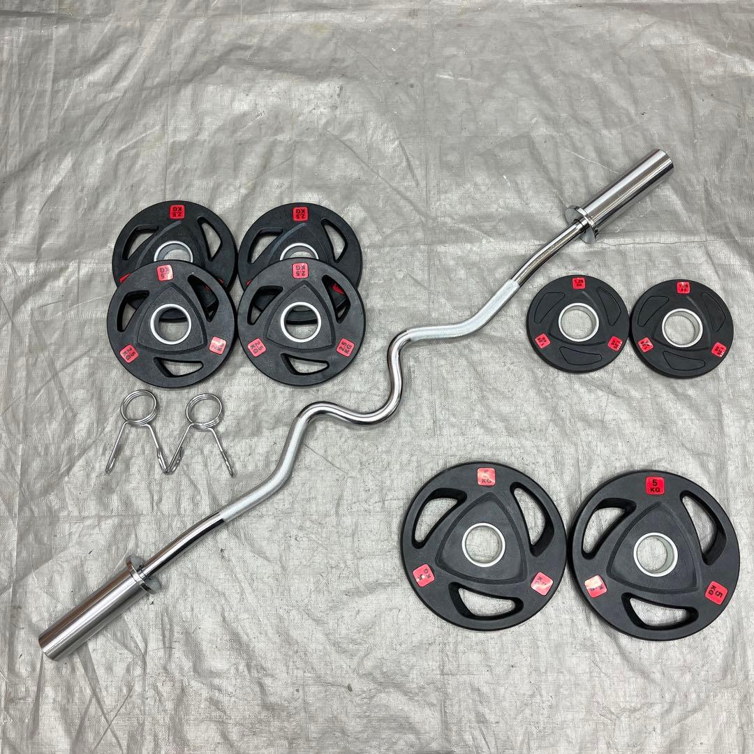 ■送料無料■プレート22.5kg スーパーカールバー バーベル T2