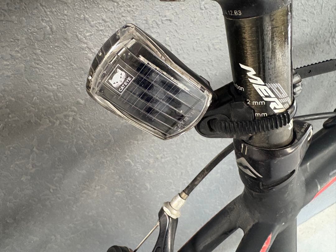 MERIDA ロードバイク ブラック/レッド SCULTURA 400 付属品多