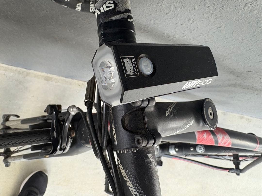 MERIDA ロードバイク ブラック/レッド SCULTURA 400 付属品多