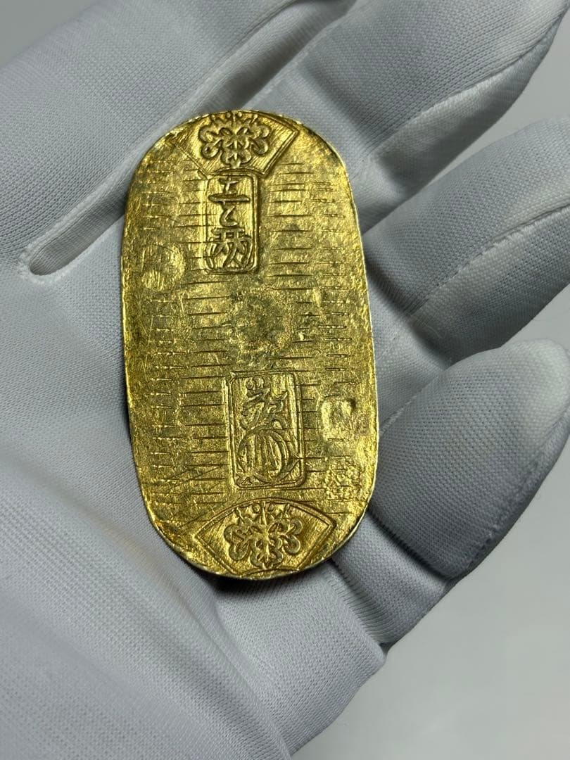 文政小判金、草文小判、本物、古銭、貨幣、金貨