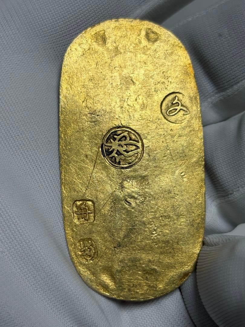 文政小判金、草文小判、本物、古銭、貨幣、金貨