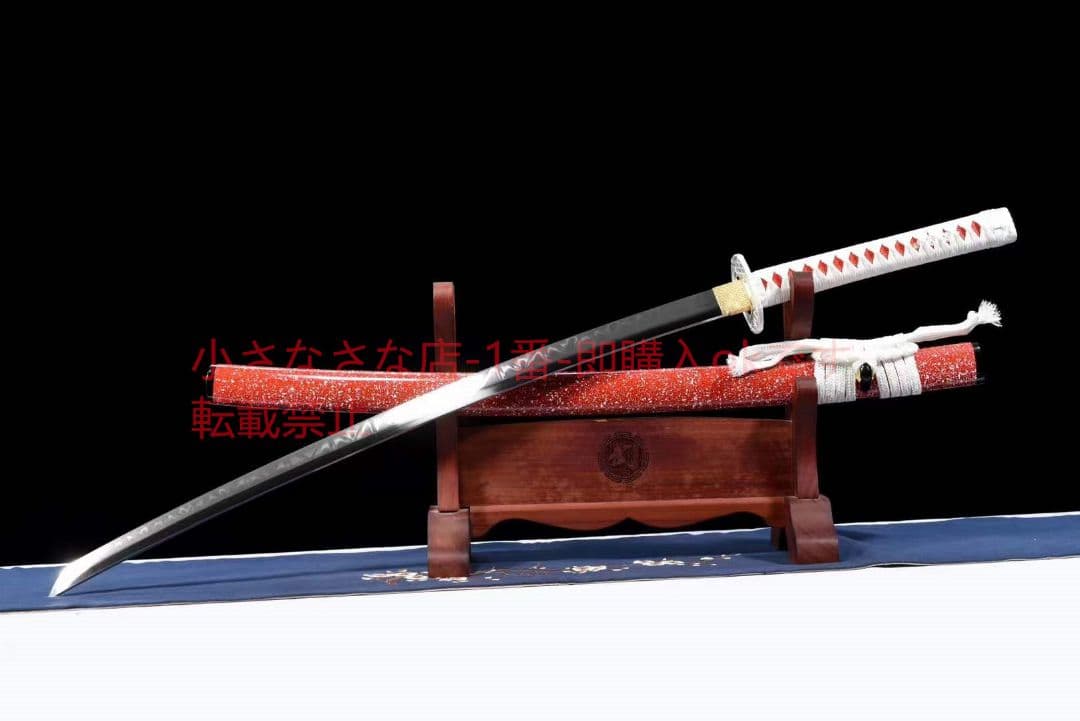 T10焼刃木の葉紋侍刀啓蟄 古兵器 武具 刀装具 日本刀 模造刀 居合刀