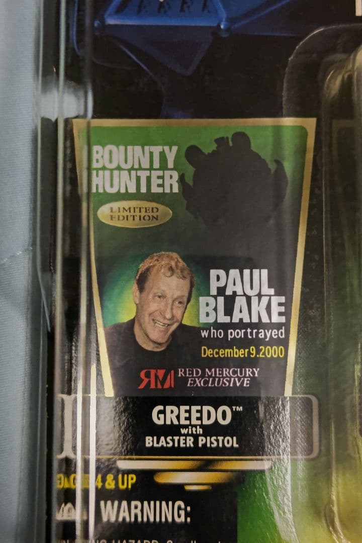 スターウォーズ　グリード　直筆サイン入りベーシック　フィギュア