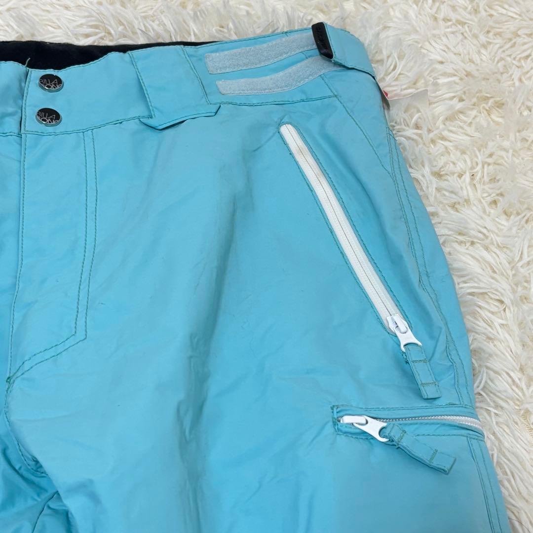 新品 BILLA BONG ボードウェア スキーウェアパンツのみ 青 L フレア