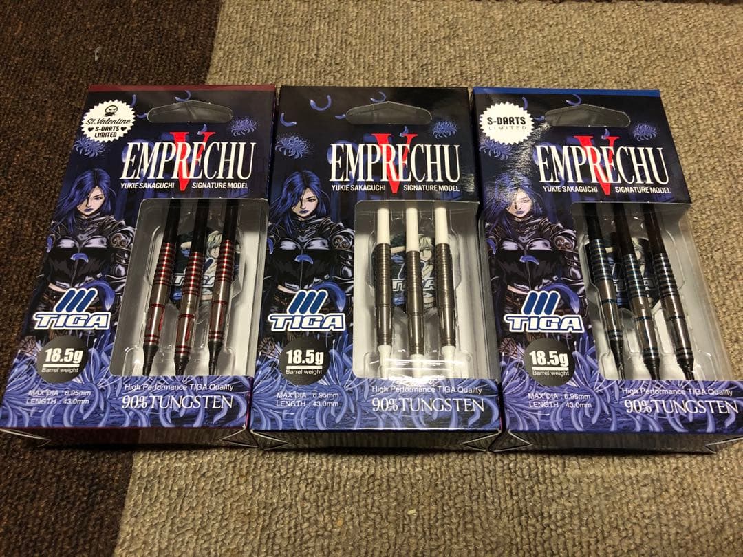 坂口優希恵選手　エンプレチュV 3種　限定カラーSHADE 限定フライト