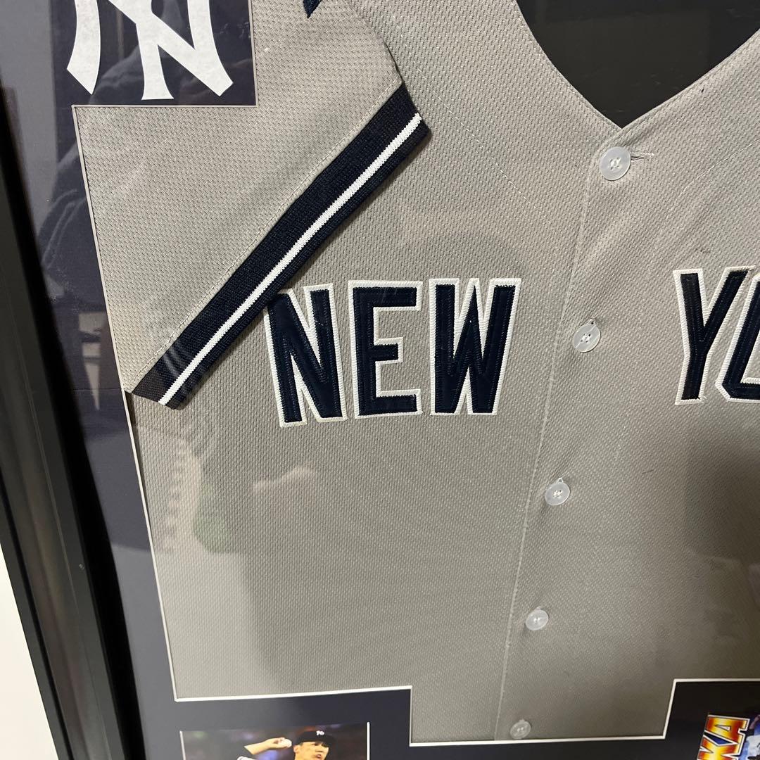 希少 田中将大 topps ヤンキース ユニフォーム 額 カード トップス