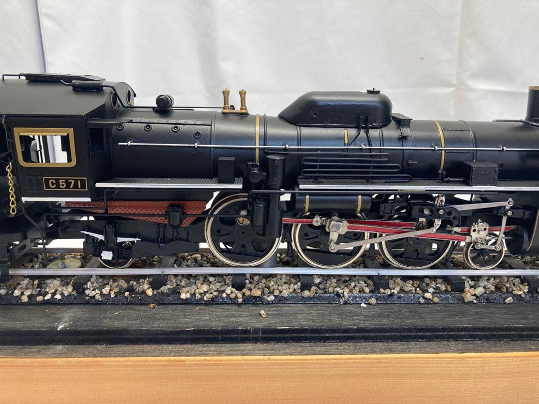鉄道模型 C571 1/30 駆動式 全長約77cm 天皇陛下車輌