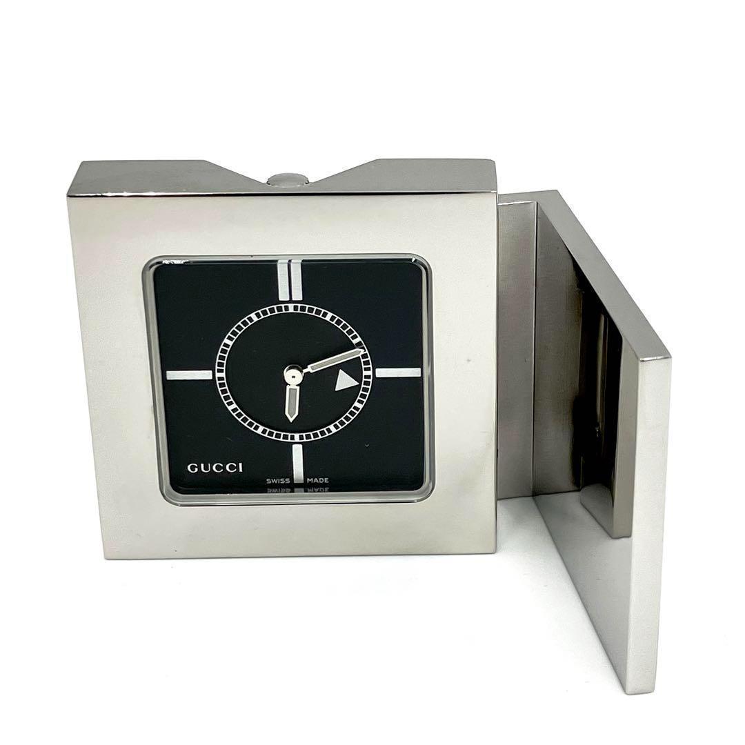 新品　GUCCI グッチ トラベルウォッチ 目覚まし時計　置き時計