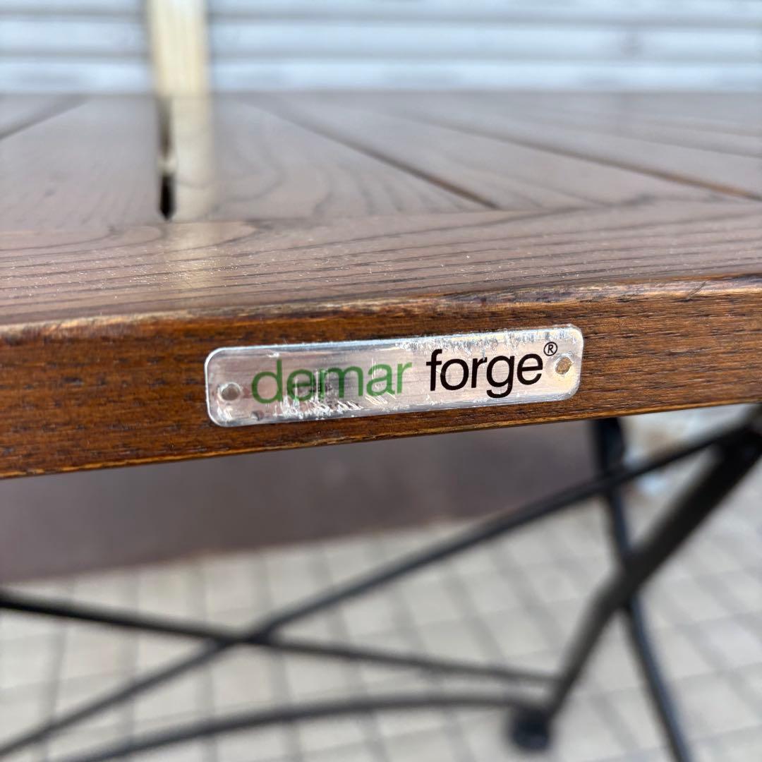demar forge ガーデンテーブルセット　フォールディングチェア　折り畳み