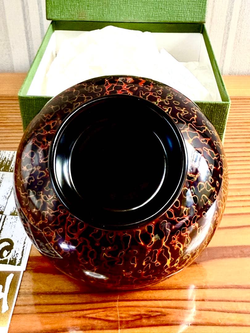 22,000円津軽塗伝統工芸 天然木呂色汁椀