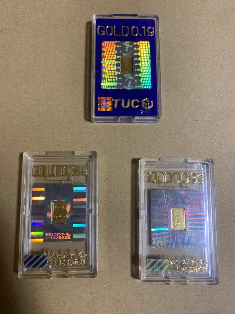 TUC GOLD 0.3g 2個0.1g1個のセット